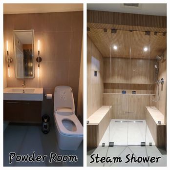 OC Builders Group - Updated powder room and new steam shower - General Contractors Near Me - Santa Ana, California OC Builders Group - Updated powder room and new steam shower - General Contractors Near Me - Santa Ana, California