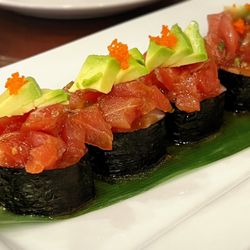 Ikebana Japanese Teriyaki & Sushi - Chief's choice Tuna and Avocado with sesame oil