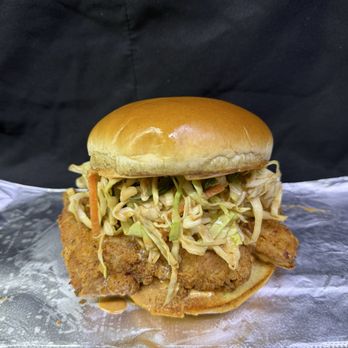 Royal Inheritance - Holy Cluck Chicken Sando with our tangy Asian slaw. - Food Trucks Near Me - Las Vegas, Nevada Royal Inheritance - Holy Cluck Chicken Sando with our tangy Asian slaw. - Food Trucks Near Me - Las Vegas, Nevada