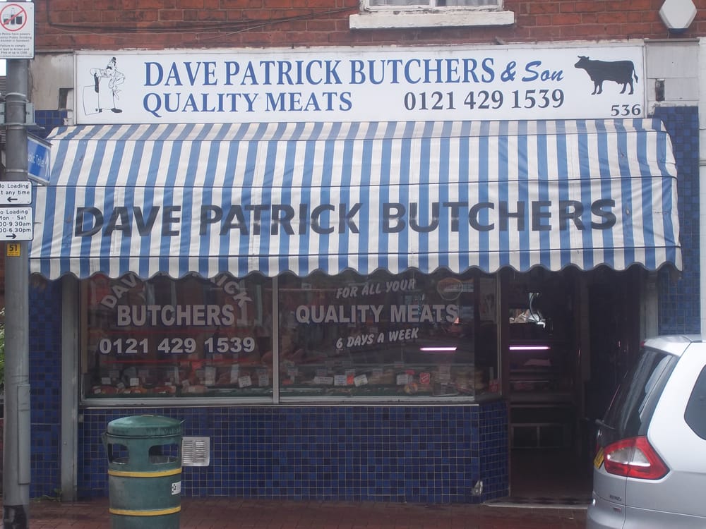 DAVE PATRICK BUTCHERS & SON 536 Bearwood Road, Smethwick, West