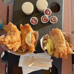 cod fish and chips