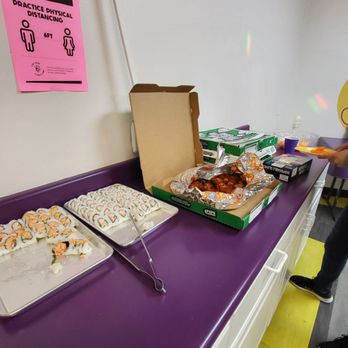BounceU Orange - Fresh sushi , warm delicious wings and hawaiian pizza - Kids Activities Near Me - Orange, California
