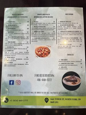 Menu photo 6 Otto Trattoria Toronto, ON Menu photo 6 Otto Trattoria Toronto, ON