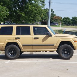 We did a raptor liner job here on my jeep commander. Came out awesome. This was a year ago and the job is holding up great. We did a raptor liner job here on my jeep commander. Came out awesome. This was a year ago and the job is holding up great.