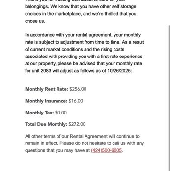 StorQuest Self Storage - Rate increase within the last year - Self Storage Near Me - Walnut Creek, California StorQuest Self Storage - Rate increase within the last year - Self Storage Near Me - Walnut Creek, California