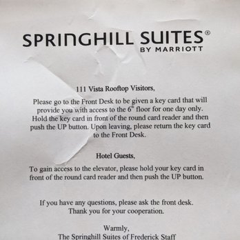 SpringHill Suites by Marriott Frederick - Hotels Near Me - Frederick, Maryland