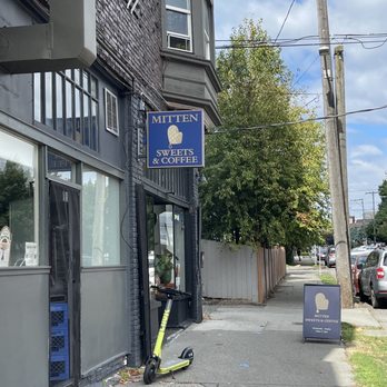 Mitten Sweets & Coffee - outside of the store - Desserts Near Me - Seattle, Washington