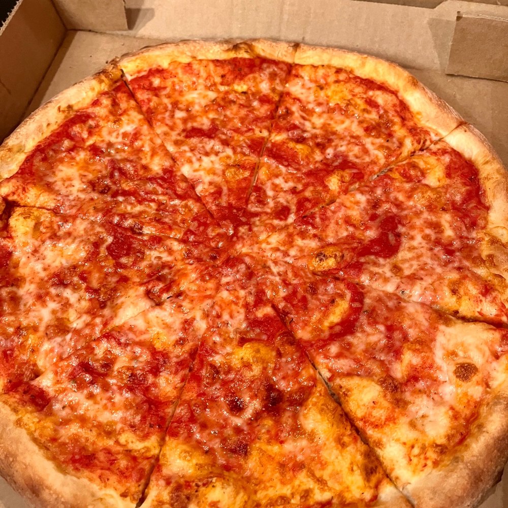 Large Cheese pizza (crispy light cheese)