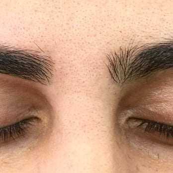 Eyebrow Threading by Sameera - GO FOR DUHRTI ( before and after ) - Henna Artists Near Me - Fullerton, California