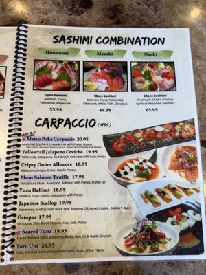 Menu photo 3 Matsu Sushi Castaic, CA