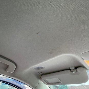 Avis Car Rental - Sticky, dirty, wet interior ceiling/headliner. - Car Rental Near Me - Denver, Colorado