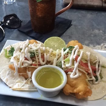 The Ice Plant - The Florida Mule and the grouper tacos! - Cocktail Bars Near Me - St. Augustine, Florida The Ice Plant - The Florida Mule and the grouper tacos! - Cocktail Bars Near Me - St. Augustine, Florida