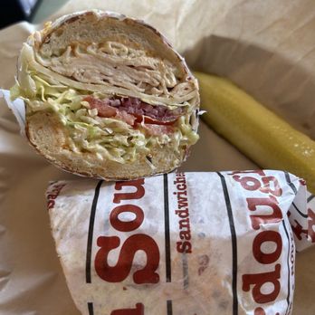 Sourdough - Garlic Pesto Turkey 6" ($13) - delicious but zero garlic or pesto flavor - Salad Near Me - Rancho Cucamonga, California Sourdough - Garlic Pesto Turkey 6" ($13) - delicious but zero garlic or pesto flavor - Salad Near Me - Rancho Cucamonga, California