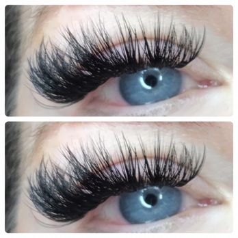 Knockout Lashing - Volume Wispy Cat eye - Eyelash Service Near Me - La Habra, California
