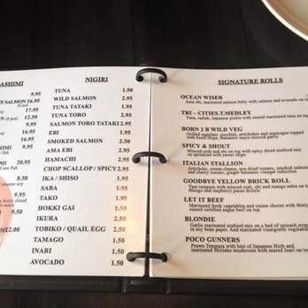 Sushi K Kamizato - Inside of menu~ - Sushi Bars Near Me - Port Coquitlam, British Columbia Sushi K Kamizato - Inside of menu~ - Sushi Bars Near Me - Port Coquitlam, British Columbia