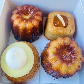 Choux - 2 caneles, lemon choux, and an apricot financier! - Bakeries Near Me - San Francisco, California Choux - 2 caneles, lemon choux, and an apricot financier! - Bakeries Near Me - San Francisco, California