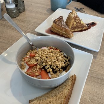 Poked Yolk - the best french toast and granola yogurt bowl - Breakfast & Brunch Near Me - Batavia, Ohio