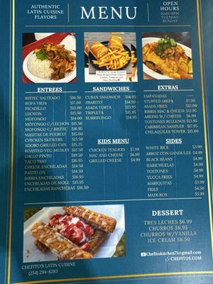 Menu photo 1 Chefito's Latin Cuisine Waco, TX Menu photo 1 Chefito's Latin Cuisine Waco, TX