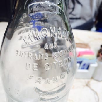 Juliette Restaurant - Pretty glass bottle - Bars Near Me - Brooklyn, New York