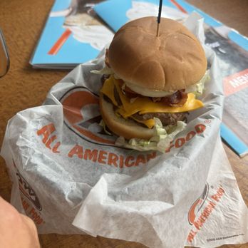 A & W Family Restaurant - Double bacon cheeseburger - Fast Food Near Me - Stayton, Oregon A & W Family Restaurant - Double bacon cheeseburger - Fast Food Near Me - Stayton, Oregon