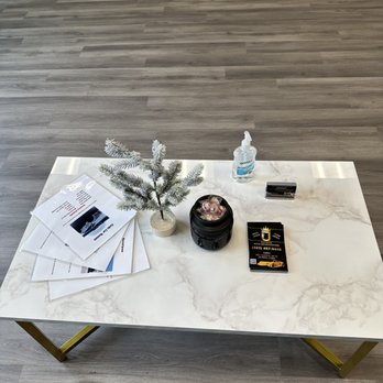 F & J’s Express Auto Registration - Coffee table with booklet and businesses cards - Registration Services Near Me - Los Angeles, California F & J’s Express Auto Registration - Coffee table with booklet and businesses cards - Registration Services Near Me - Los Angeles, California