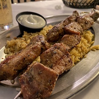 Symeons - Chicken Ka - Bob over a Rice Pilaf @phidingthefam - Greek Near Me - Yorkville, New York Symeons - Chicken Ka - Bob over a Rice Pilaf @phidingthefam - Greek Near Me - Yorkville, New York