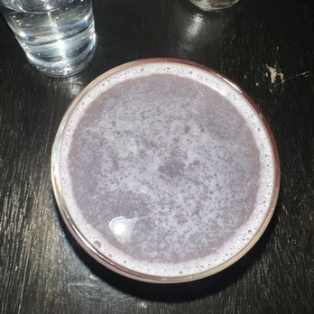 The River - a plate of food and a glass of water - Cocktail Bars Near Me - New York, New York