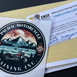 Pacific Motorcycle Training - Course completion