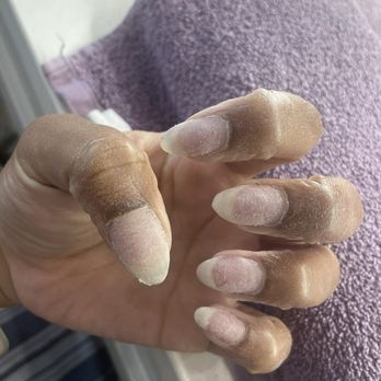 Midtown Nail Lounge - My natural nails after a year of healing due to their tenderness and care. - Nail Salons Near Me - Phoenix, Arizona