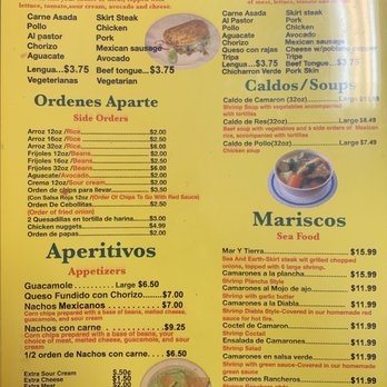 Nuevo Jalisco - Menu 9/2019 - Mexican Near Me - Chicago, Illinois Nuevo Jalisco - Menu 9/2019 - Mexican Near Me - Chicago, Illinois