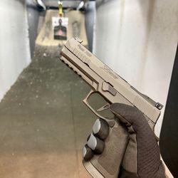 G4 Firearms - Sig P320 X5 Legion at indoor gun range.