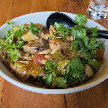 Noodle/Bar - Mao Er Duo ("cat ear" shaped pasta with lamb) - Chinese Near Me - Seattle, Washington Noodle/Bar - Mao Er Duo ("cat ear" shaped pasta with lamb) - Chinese Near Me - Seattle, Washington