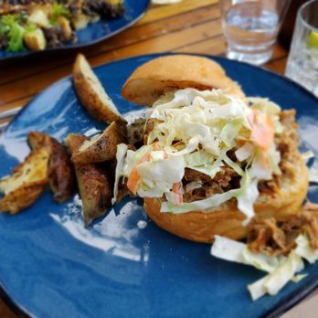 Downtown Public - Memphis pulled pork sandwich - New American Near Me - Murrieta, California Downtown Public - Memphis pulled pork sandwich - New American Near Me - Murrieta, California