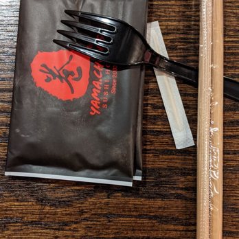 YamaChen's Sushi - Very well packaged covid-friendly utensils and napkin package - Japanese Near Me - Fairfax, Virginia YamaChen's Sushi - Very well packaged covid-friendly utensils and napkin package - Japanese Near Me - Fairfax, Virginia