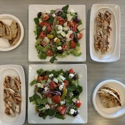 Small Plaka Salad, add Chicken Souvlaki Small Plaka Salad, add Chicken Souvlaki