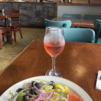 Bro's Pizzeria & Bar - House Side Salad and a glass of Zin - Italian Near Me - Largo, Florida Bro's Pizzeria & Bar - House Side Salad and a glass of Zin - Italian Near Me - Largo, Florida