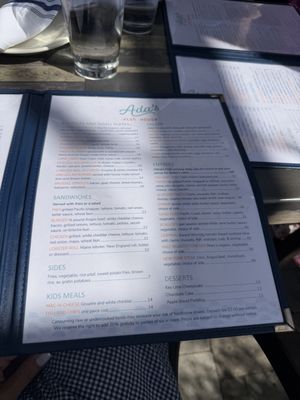 Menu photo 8 Ada’s Fish House Pismo Beach, CA