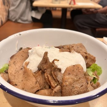Zameen Mediterranean Cuisine - Gyro saffron rice bowl - Mediterranean Near Me - Aptos, California
