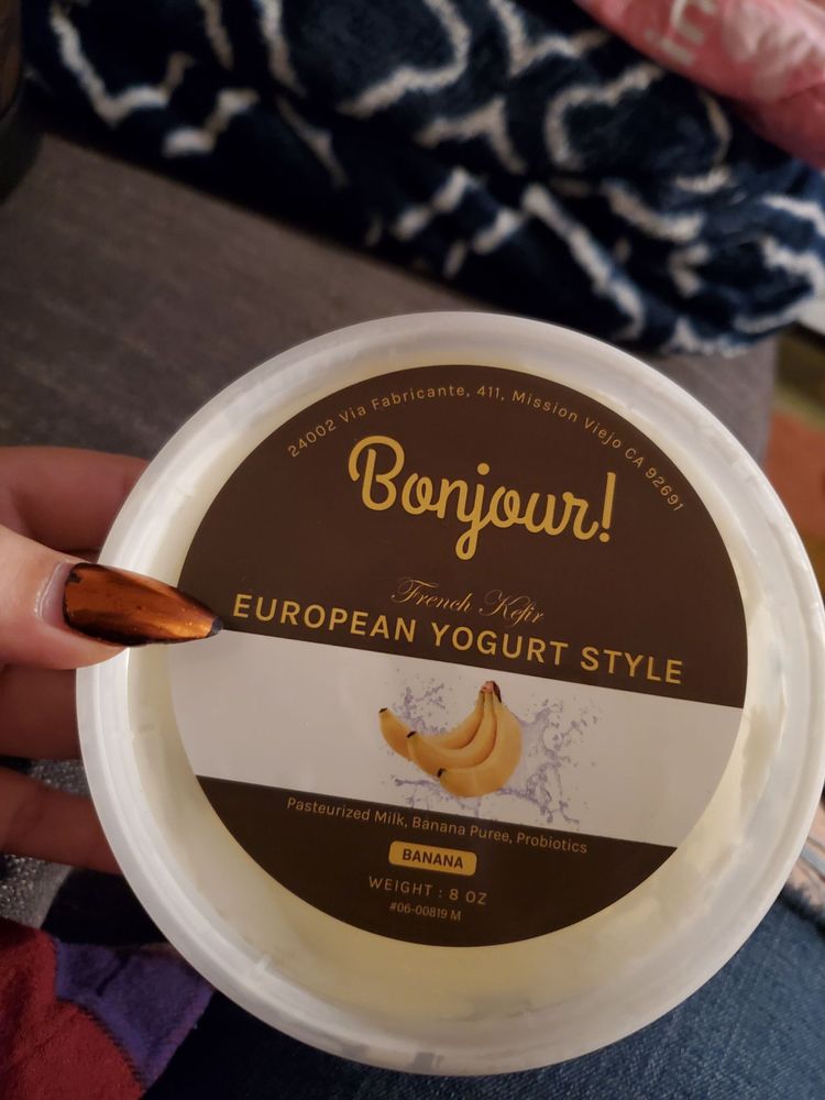 Bonjour Premium European Style Kefir Yogurt, Mission Viejo Roadtrippers