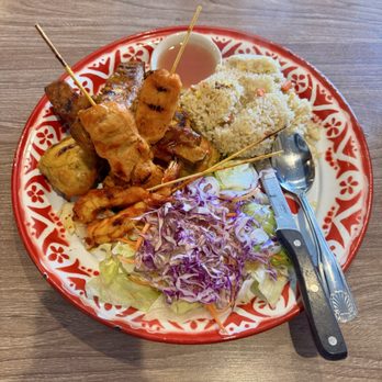 Thai Addict Cuisine - The plate looked great but most of it was cold. - Thai Near Me - Buena Park, California Thai Addict Cuisine - The plate looked great but most of it was cold. - Thai Near Me - Buena Park, California