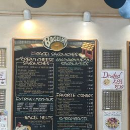 Bagel Menu