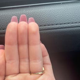 these are literally 3 different lengths on the same hand.