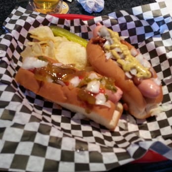 Pillory Pub - A Fenway Frank and Boston dog. - Pubs Near Me - Plymouth, Massachusetts Pillory Pub - A Fenway Frank and Boston dog. - Pubs Near Me - Plymouth, Massachusetts
