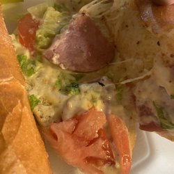 Milanos Pizza - Ham and cheese sandwich