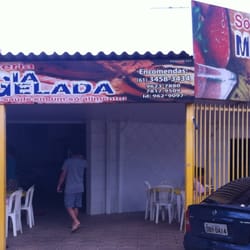 Magia Gelada - Fachada, fica entre quadras, próximo ao mercado.