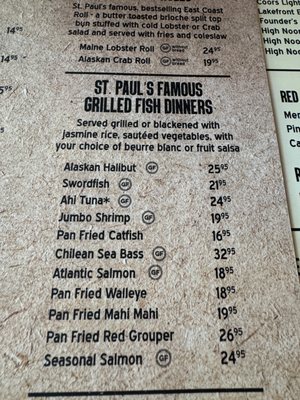 Menu photo 3 St Paul Fish Company Milwaukee, WI Menu photo 3 St Paul Fish Company Milwaukee, WI