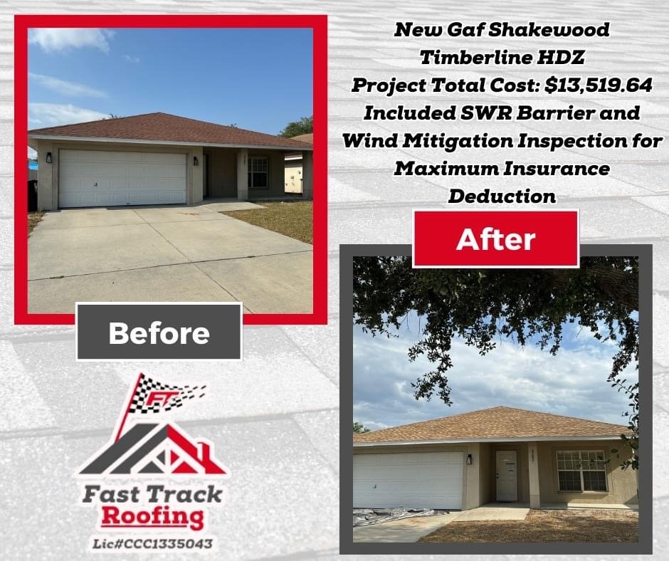 Slide of Fast Track Roofing