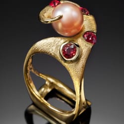 Visions of Creation - Pink Pearl and Red Sapphires