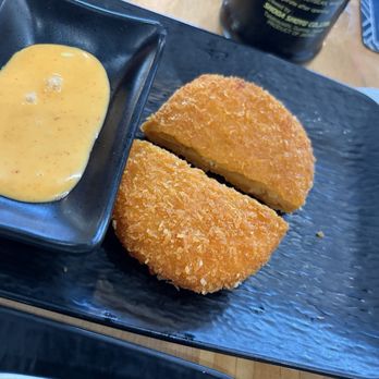 Akame Sushi - Potato croquettes very yummy like deep fried mashed potato. - Sushi Bars Near Me - Roseville, California