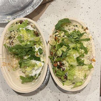 Chipotle Mexican Grill - Two chicken bowls, identical orders, neither eaten. - Mexican Near Me - Corvallis, Oregon Chipotle Mexican Grill - Two chicken bowls, identical orders, neither eaten. - Mexican Near Me - Corvallis, Oregon